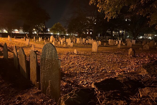 A Ghost Hunting Tour Specters and Apparitions in Salem - Saint Peter’s Church and the headstones