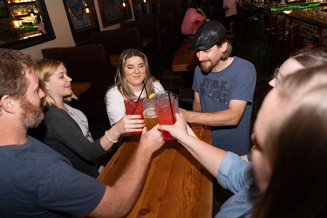 Alexandria Ghosts Spirits & Spirits Haunted Pub Crawl - The Bayou Room brings the evening back to the bar