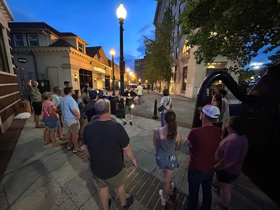 Asheville Terrors: Blue Ridge Haunted Walking Tour - Battery Park Hotel brings the darker mood