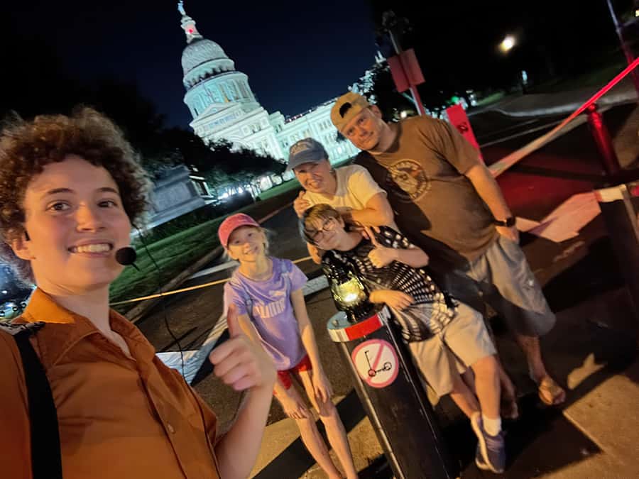 Austin Ghosts Spirits & Poltergeists Haunted Walking Tour - Starting at the Omni Hotel on Eighth Street