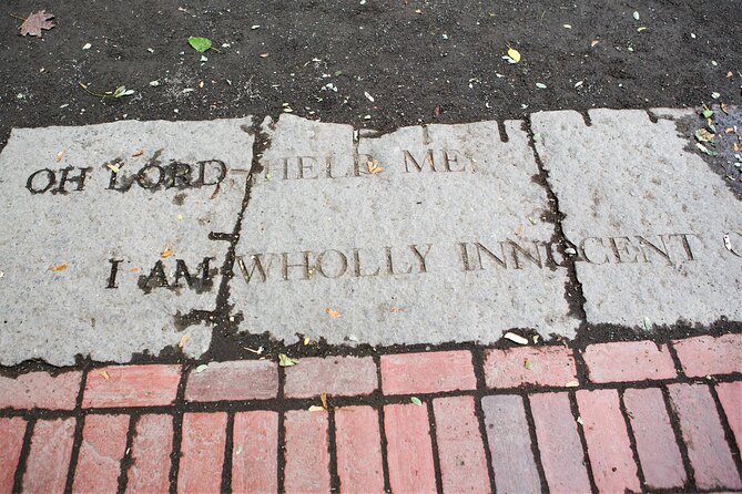 Best Salem Witch Trials Historical Walking Tour - The Witch Trials Memorial and the victims of 1692