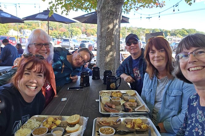 Boos and Brews Walking Ghost Tour of Boothbay Harbor - Starting at the wooden footbridge