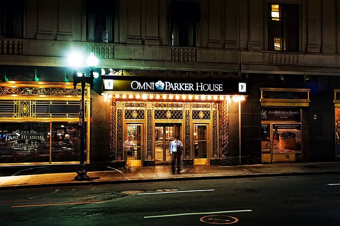 Boston Ghosts Boos and Brews Haunted Pub Crawl - The Omni Parker House story adds real menace