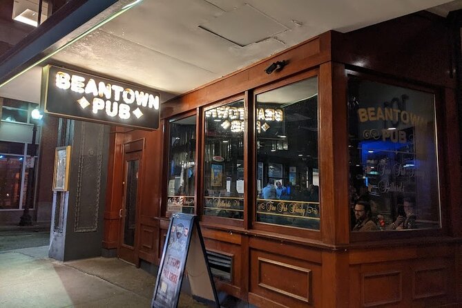 Boston Ghosts Boos and Brews Haunted Pub Crawl - The Last Hurrah and its long whiskey bar
