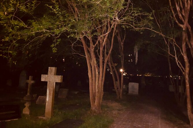 Charleston Spooktacular All-Ages Ghost Walking Tour - Looking into an old South Carolina graveyard