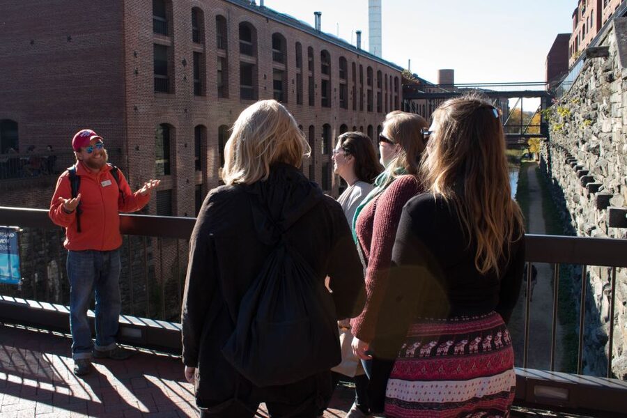 D.C.: Ghosts of Georgetown & The Exorcist Steps Haunted Tour - The final walk to the Exorcist Steps
