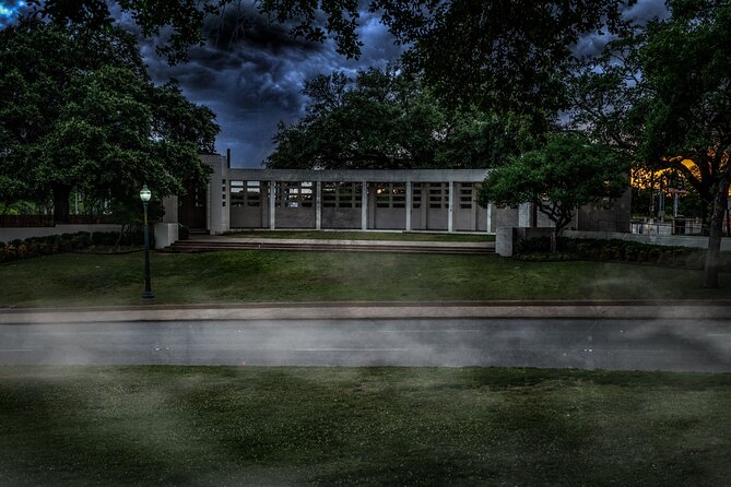 Deadly Dallas Ghost Tours: Blood, Bones, and Burials - Dealey Plaza after the crowds thin out