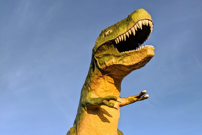 Dinosaurs, Canyons & Ghost Towns: Ultimate Drumheller Day Tour - Timing, pickup, and what the price covers