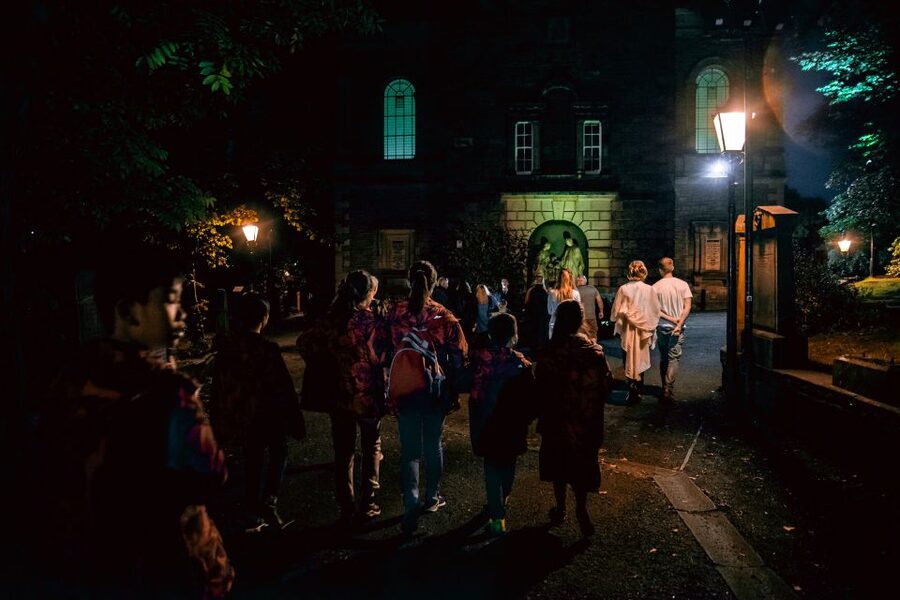 Edinburgh: Comedy Horror Ghost Bus Tour - The graveyard stop adds a welcome change of pace