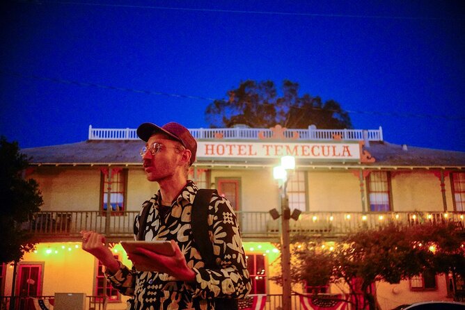 Ghost Hunt in Old Town Temecula with a Professional Investigator - Handling the EMF Meters and Dowsing Rods