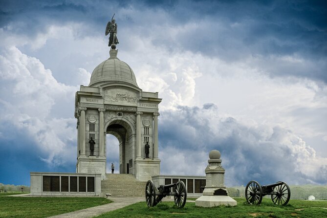 Ghosts of Gettysburg Self-Guided Driving Audio Tour - The First Shot Marker and Schmucker Hall