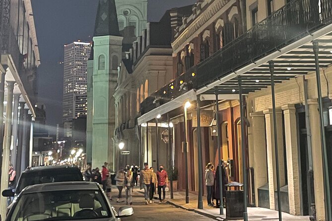 Ghosts of New Orleans: Self-Guided Haunted Audio Walking Tour - Wooden buildings and haunted dining rooms