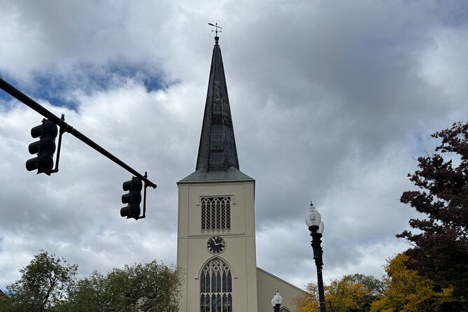 Harvard's Haunts Solo Smart Phone Guided App Ghost Walking Tour - Harvard University, from chapel to dorms