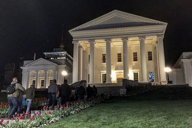 Haunted Capitol Hill Ghost Tour - Richmond after dark, with history in the foreground