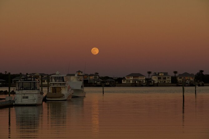 Haunted History Boat Tour in St. Augustine - Downtown lights, the Great Cross, and the view from offshore