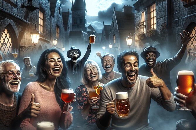 Haunted History Pub Crawl & Walking Tour - Texas Tail Distillery sets the tone