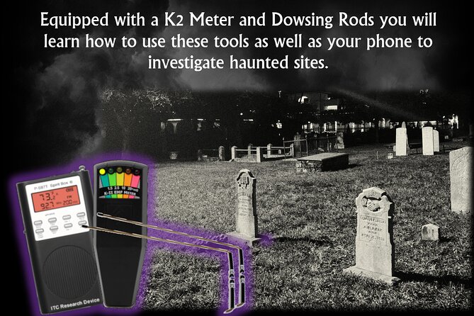 Haunted Saint Augustine A Paranormal Investigation - Using EMF Meters and Dowsing Rods