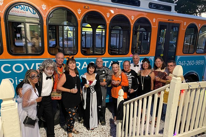 Haunted Sarasota Trolley: Ghost Stories, Mysteries, Spooky Fun - Drinks before boarding and the timing that matters