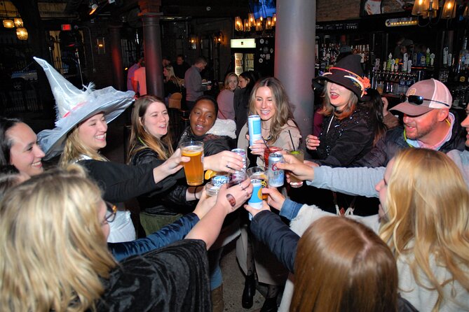 Haunted Seattle Booze and Boos Ghost Walking Tour - The Gum Wall photo stop