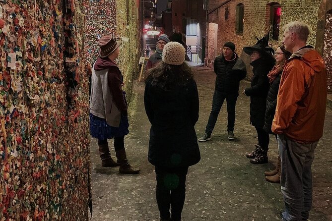 Haunted Seattle Spooktacular Ghost Walking Tour - The Gum Wall, a quick stop with plenty of atmosphere