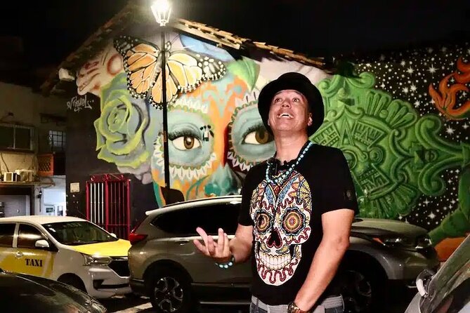 Historic Downtown Ghost Walking Tour - The Parish of Our Lady of Guadalupe after dark