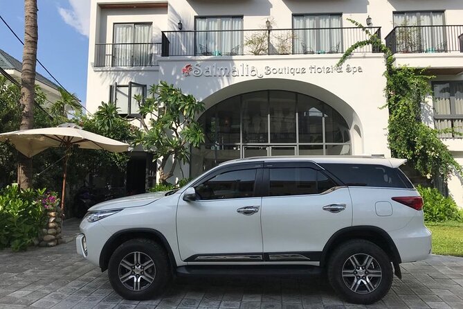 Hue to Hoi An by Private Car via City of Ghost, Monkey Mountain - The car, driver, and comfort level