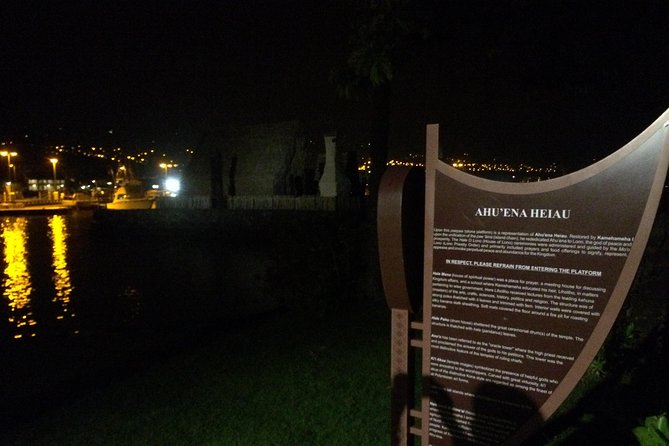 Kona Haunted Hele Ghost Tour - Ahuʻena Heiau, from sacrifice to peace