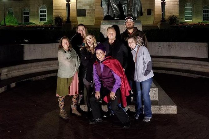 Madison UW Campus Haunted Ghost Tour - Library Mall and Bascom Hill after dark