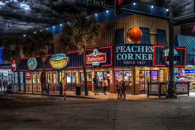 Mayhem, Mystique, & Murder in Myrtle Beach Ghost Tour - Myrtle Beach after sunset, with a darker side