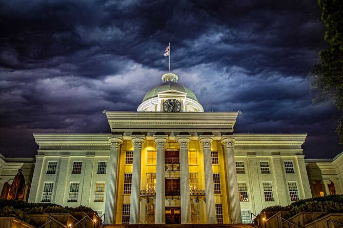 Montgomery Mysteries, Murder & Malice Ghost Tour - Montgomery after dark, with history in the foreground