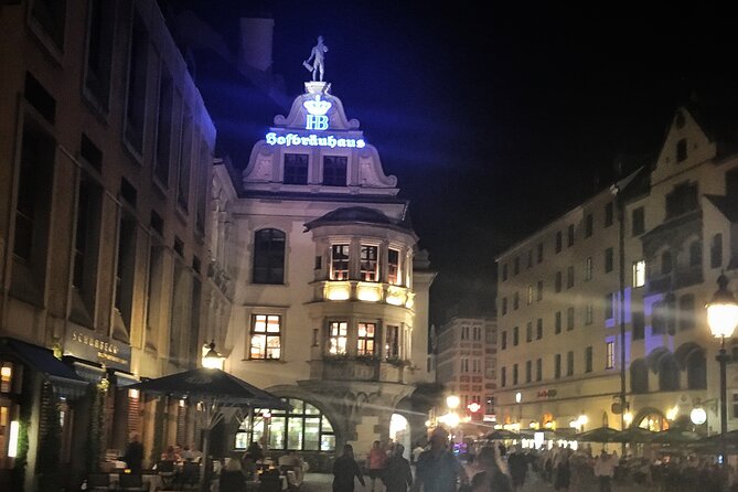 Munich Ghosts and Spirits Evening Walking Tour - Promenadeplatz adds one very strange modern detail