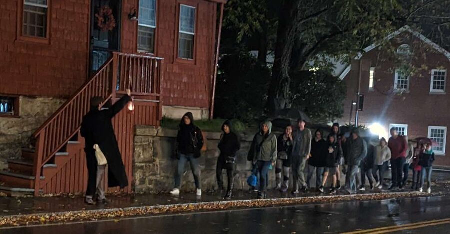 Mystic: Guided Ghost Tour of Downtown Mystic at Night - Colonial Mystic, war, and the darker beginning