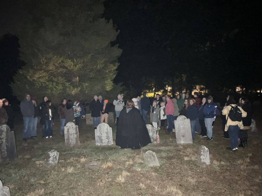 Mystic: Guided Graveyard Ghost Tour by Moonlight - Colonial graves and the customs behind them