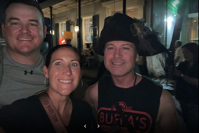 New Orleans' Finest Haunted Pub Tour - Lafitte’s Blacksmith Shop Bar and the purple drink