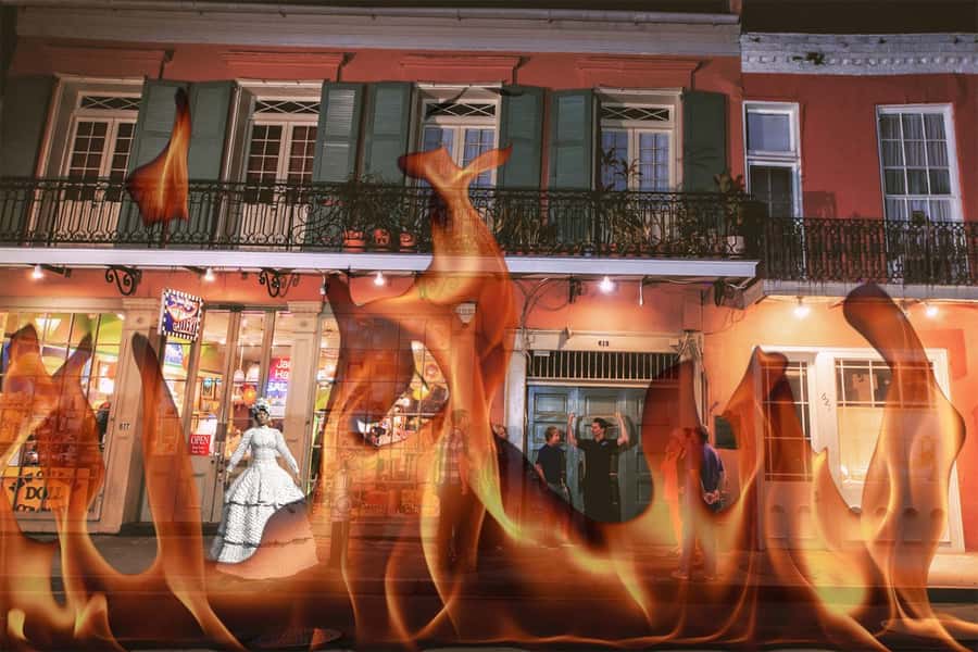 New Orleans: Ghosts & Spirits Interactive Walking Tour - The French Quarter after dark, without waiting for a night tour