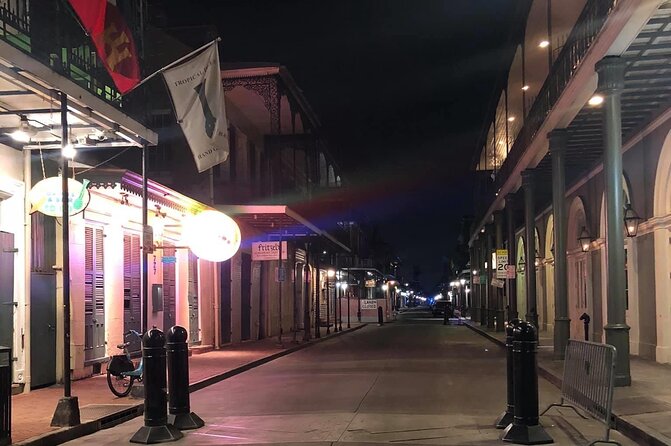 New Orleans Haunted & History Tour - Walking into the French Quarter after dark