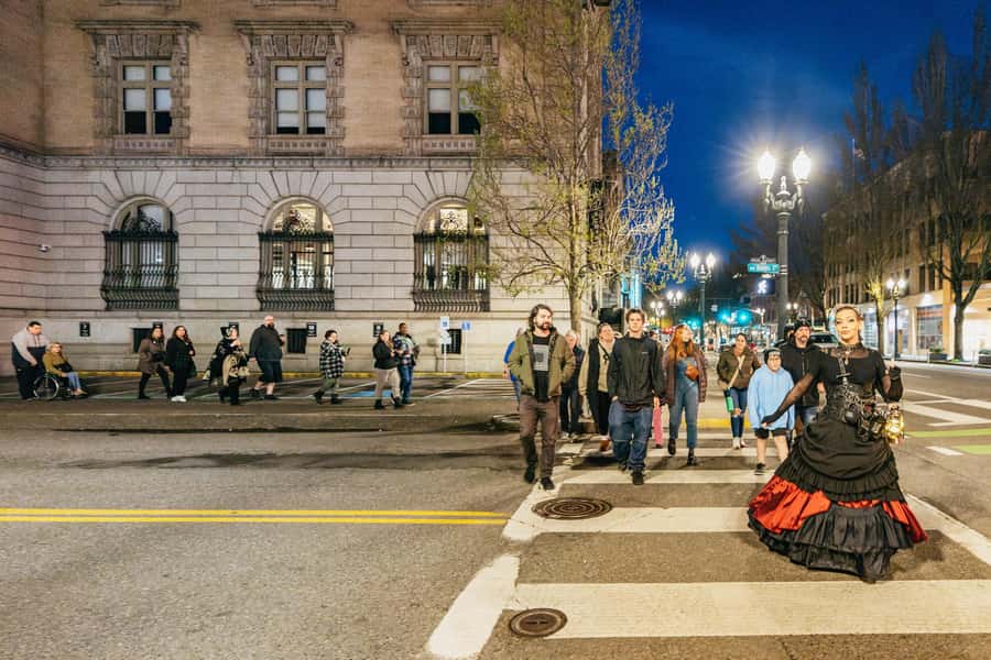Portland: Ghosts, Poltergeists, and Psychopaths Walking Tour - Eight stops across Portland’s darker downtown
