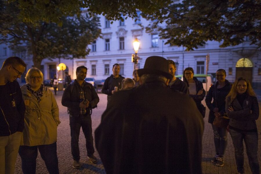 Prague: Ghosts and Legends of the Old Town Evening Tour - Salvator Church and Prague’s theatrical shadows