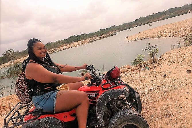 Progreso Misnebalam Ghost Town ATV excursion and Break Adventure - The beach club gives the day a second mood