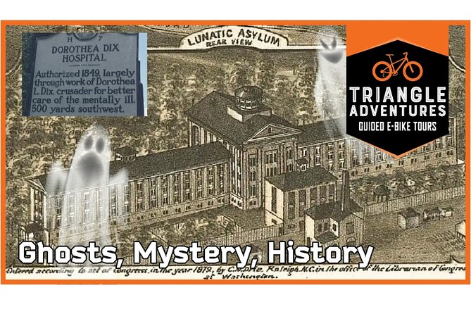 Raleigh Guided E-bike Tour: Ghosts, Mystery, Creepy History - Why this Raleigh ride feels different