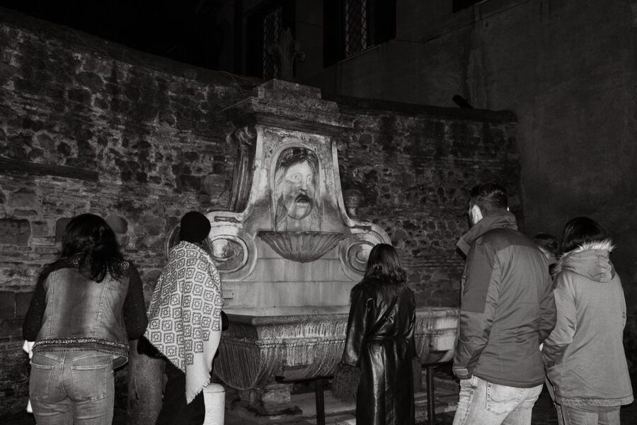 Rome: Paranormal Night Walking Tour & Secret Backstreets - The Fountain of the Mask and Rome’s theatrical side