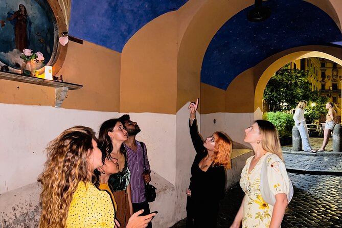 Rome: Private Night Ghost Walking Tour - Via di Monserrato recalls a brutal prison
