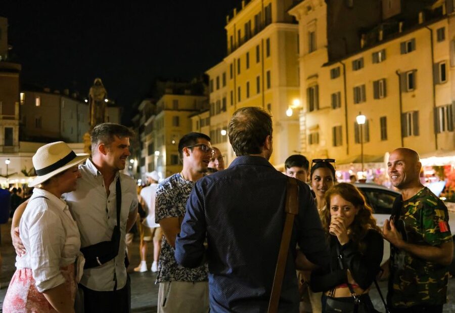 Rome: Small Group Rome's Dark Side - Ghosts & Legends Tour - Starting beneath Giordano Bruno