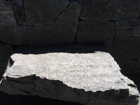 Salem's Best Ghost Tour - The Witch Trials Memorial sets the tone