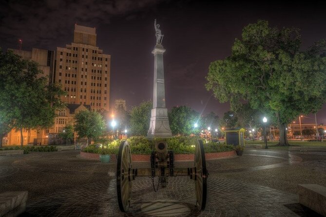 San Antonio Haunted Pub Crawl - Alamo Plaza after dark