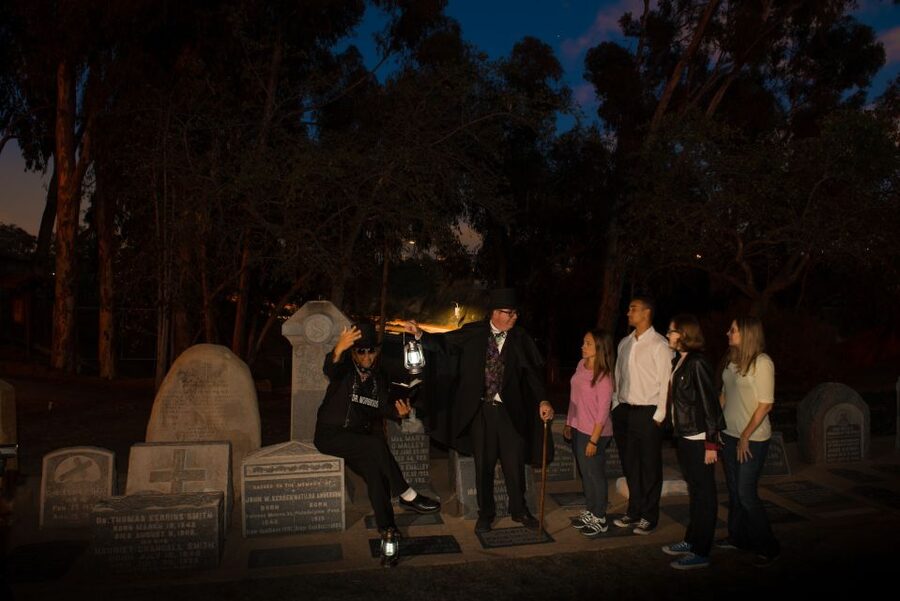 San Diego: Ghosts & Gravestones Trolley Tour - Pioneer Park and the Mission Hills stories
