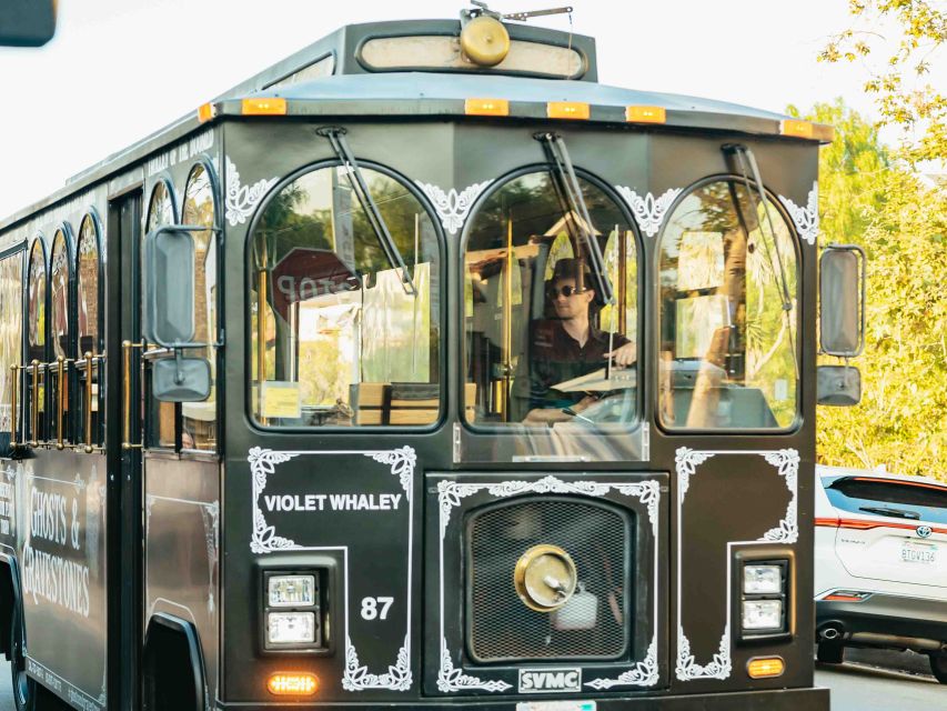 San Diego: Ghosts & Gravestones Trolley Tour - The Whaley House grounds and exterior