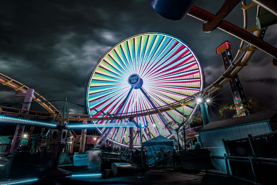 Santa Monica: Ghosts and Phantoms of the Pier Walking Tour - The carousel, bridges, and amusement rides