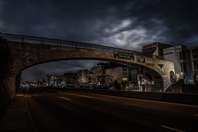 Santa Monica Sinister Sins & Sorrow Ghost Tour - The Arizona Avenue Bridge and the haunted highway below