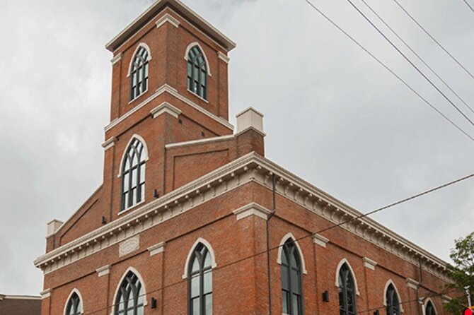 Self Guided Cincinnati Ghost Haunted Walking Tour Audio Tour Music Hall OTR - The former church and the blessing that did not settle things
